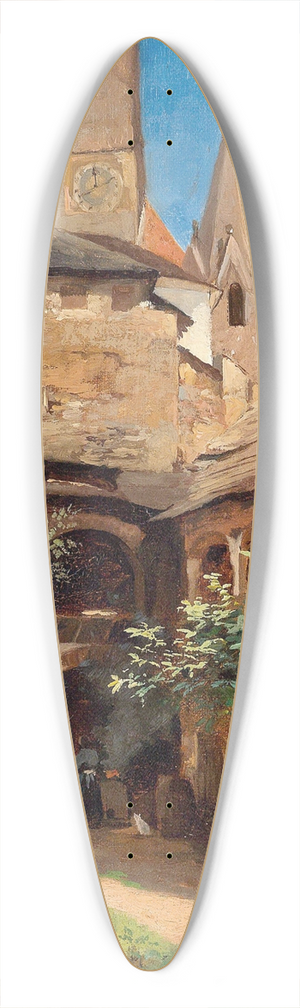 Leopold Munsch - Deisener Hof in Weissenkirchen 39.3 inch art pintail longboard deck