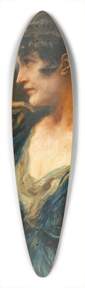 Leopold Schmutzler - A Young Beauty, 39.3 inch art pintail longboard deck