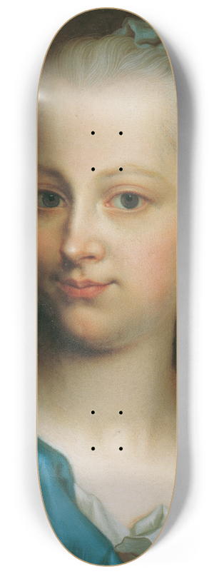 Christian Seybold - Mdchen in blauem Kleid 8.25 inch art skate deck