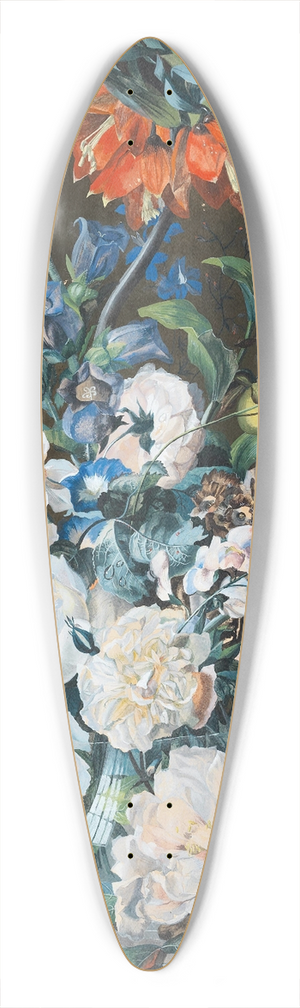 Leopold Zinngger - Blumenstilleben 39.3 inch art pintail longboard deck