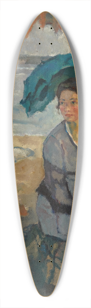 Leo Putz - Anticipation 39.3 inch art pintail longboard deck