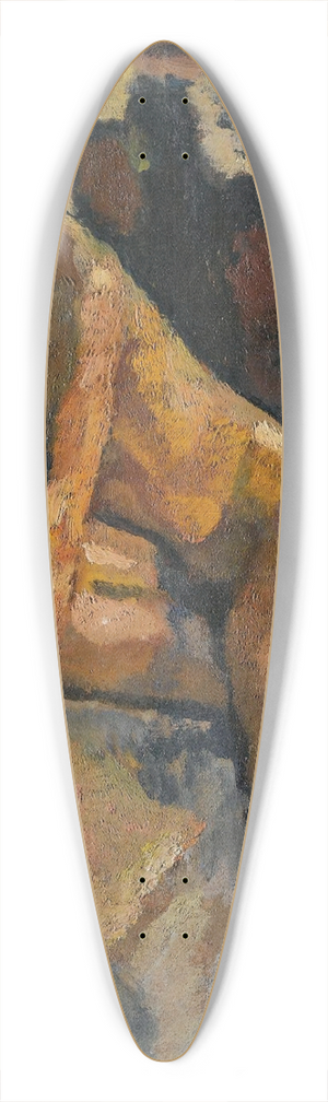 Leo Putz - In the Seraglio 39.3 inch art pintail longboard deck