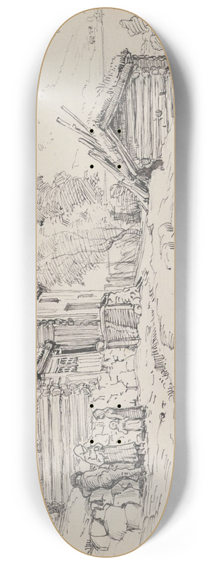 Christian Skredsvig - Fire barn p tun 8.25 inch art skate deck