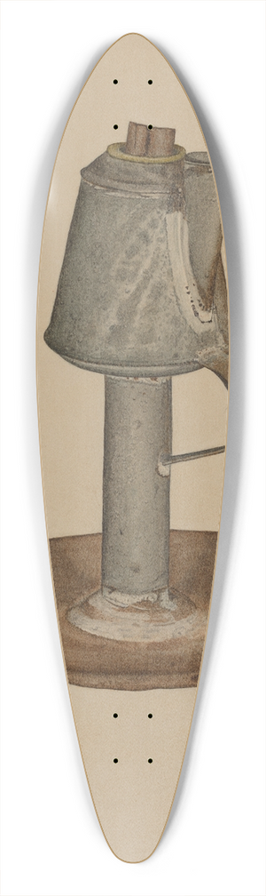 LeRoy Griffith - Camphene Lamp 39.3 inch art pintail longboard deck
