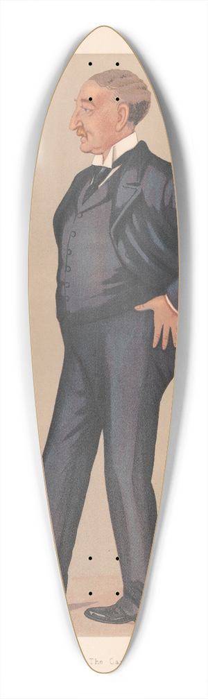 Leslie Matthew Ward - Bankers and Financiers. The Cape. Hon. Cecil Rhodes. 28 March 1891 39.3 inch art pintail longboard deck