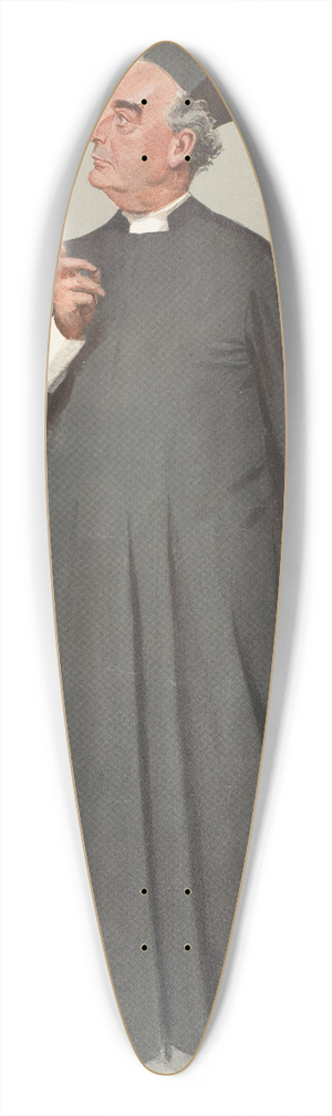 Leslie Matthew Ward - Clergy. A Modern Savonarolo. Father Bernard Vaughan. 30 January 1907 39.3 inch art pintail longboard deck Leslie Matthew Ward - Clergy. A Modern Savonarolo. Father Bernard Vaughan. 30 January 1907 39.3 inch art pintail longboard deck