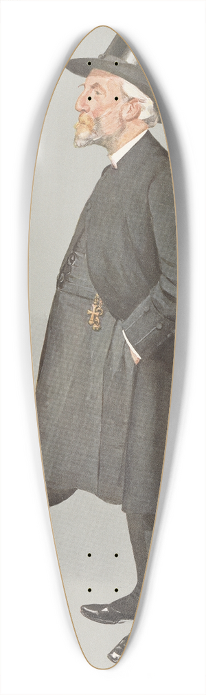 Leslie Matthew Ward - Clergy. A Most Select Preacher. Rev Charles Stubbs, Lord Bishop of Truro. 6 February 1907 39.3 inch art pintail longboard deck