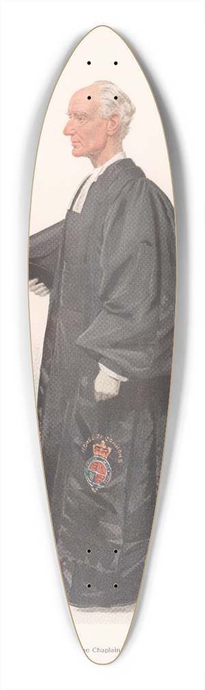 Leslie Matthew Ward - Clergy. The Chaplain. Archdeacon Wilberforce 39.3 inch art pintail longboard deck