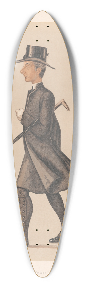 Leslie Matthew Ward - Clergy. Truro Howard Wilkinson, Bishop of Truro. 39.3 inch art pintail longboard deck Leslie Matthew Ward - Clergy. Truro Howard Wilkinson, Bishop of Truro. 39.3 inch art pintail longboard deck