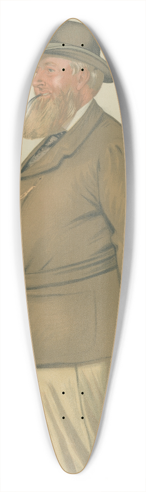 Leslie Matthew Ward - Doctors and Scientists. Agriculture. Sir Edward Coke, The Earl of Leicester. 4 August 1883 39.3 inch art pintail longboard deck