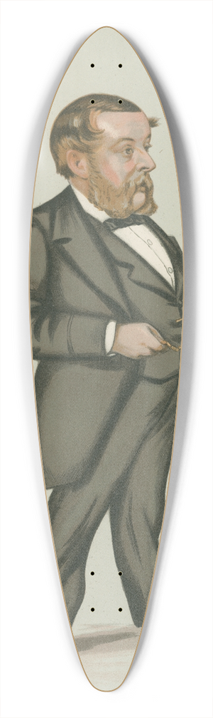 Leslie Matthew Ward - Doctors and Scientists. Astronomy. Mr. Richard Anthony Proctor. 3 March 1883 39.3 inch art pintail longboard deck Leslie Matthew Ward - Doctors and Scientists. Astronomy. Mr. Richard Anthony Proctor. 3 March 1883 39.3 inch art pintail longboard deck