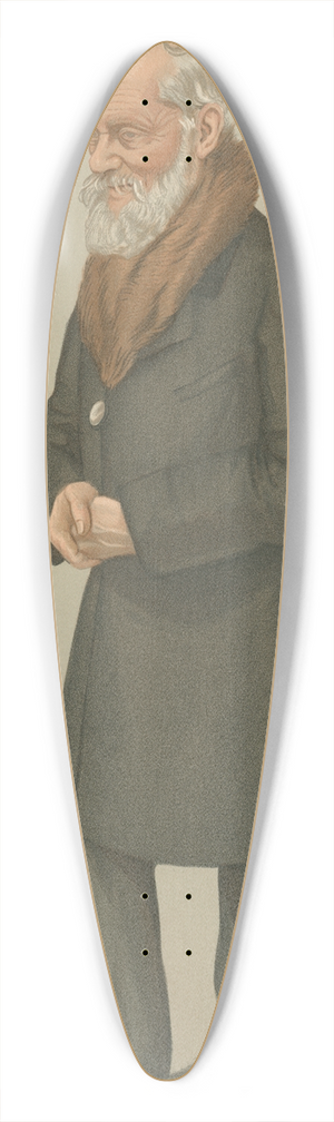 Leslie Matthew Ward - Explorers and Inventors. Natural Philosophy. Lord Kelvin. 29 April 1897 39.3 inch art pintail longboard deck Leslie Matthew Ward - Explorers and Inventors. Natural Philosophy. Lord Kelvin. 29 April 1897 39.3 inch art pintail longboard deck