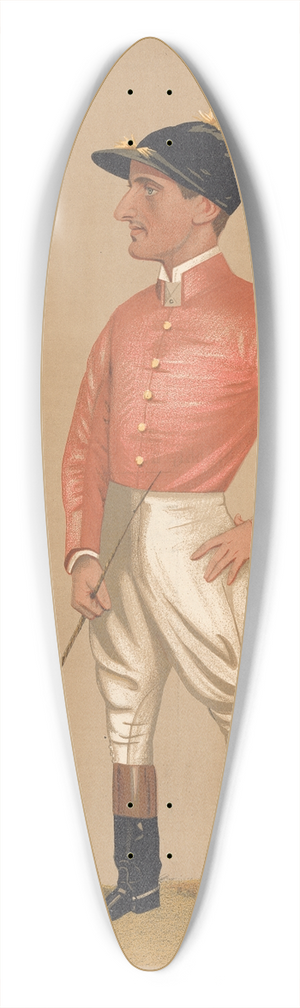 Leslie Matthew Ward - Jockeys; James Woodburn, June 21, 1890 39.3 inch art pintail longboard deck