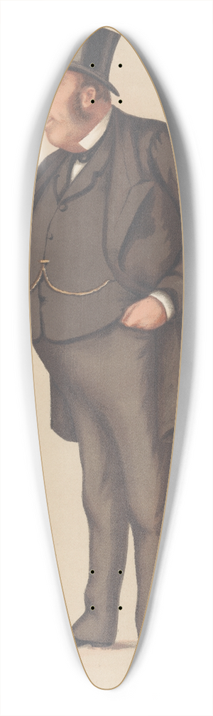 Leslie Matthew Ward - Legal; Attorney-General, John Holker, February 9, 1878 39.3 inch art pintail longboard deck Leslie Matthew Ward - Legal; Attorney-General, John Holker, February 9, 1878 39.3 inch art pintail longboard deck