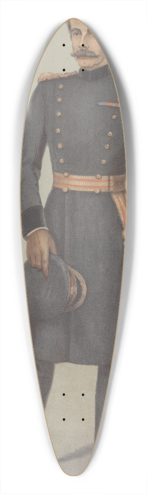 Leslie Matthew Ward - Military and Navy; A Calvary Reformer, The Earl of Dundonald, May 8, 1902 39.3 inch art pintail longboard deck