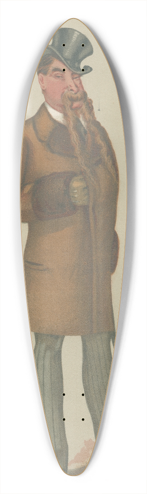 Leslie Matthew Ward - Military and Navy; The Royal Borough, Mr. Robert Richardson-Gardner, February 17, 1877 39.3 inch art pintail longboard deck