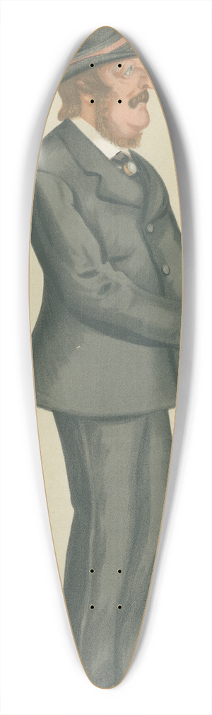 Leslie Matthew Ward - Military and Navy; The Vice-Commodore, The Marquess of Londonderry, November 11, 1876 39.3 inch art pintail longboard deck