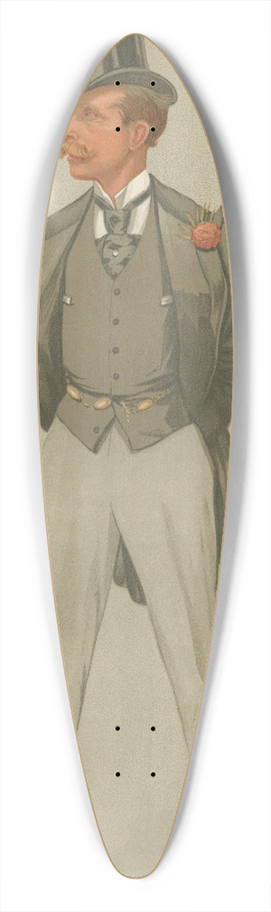 Leslie Matthew Ward - Politcians  Fighting Ulster. Mr. William Grey Ellison-Macartney. October 5, 1893 39.3 inch art pintail longboard deck