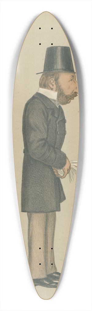 Leslie Matthew Ward - Politicians  and Stratheden. Lord Campbell and Stratheden. October 4, 1873 39.3 inch art pintail longboard deck Leslie Matthew Ward - Politicians  and Stratheden. Lord Campbell and Stratheden. October 4, 1873 39.3 inch art pintail longboard deck