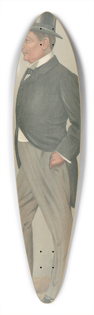 Leslie Matthew Ward - Politicians  Sol. Lord Dungarvan. October 28, 1897 39.3 inch art pintail longboard deck
