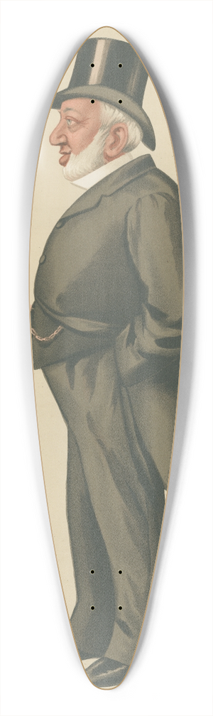 Leslie Matthew Ward - Politicians  Sweansea. Sir Henry Hussey Vivian. 5 June 1886 39.3 inch art pintail longboard deck Leslie Matthew Ward - Politicians  Sweansea. Sir Henry Hussey Vivian. 5 June 1886 39.3 inch art pintail longboard deck