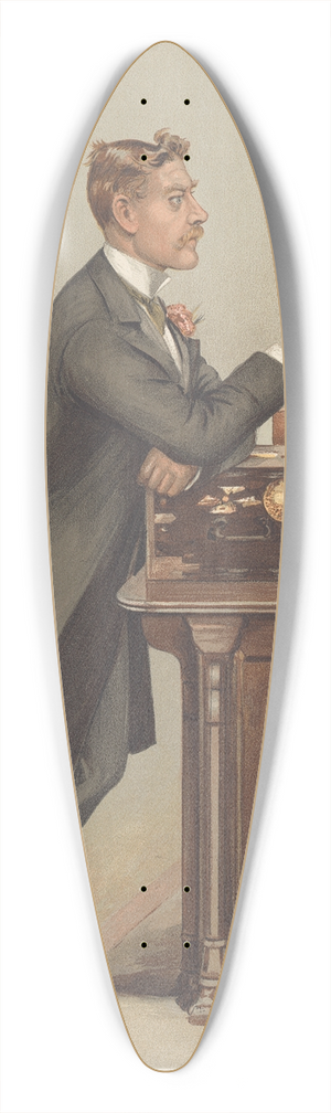 Leslie Matthew Ward - Politicians  The Heritage of Wol. The Rt. Hon. H.O. Armold-Forester. April 24 1905 39.3 inch art pintail longboard deck