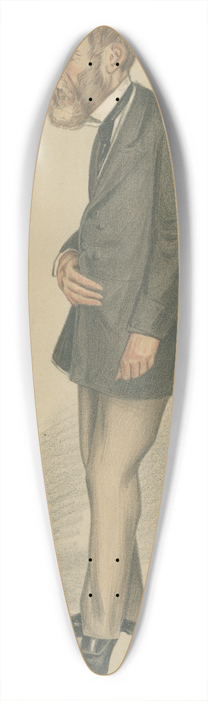 Leslie Matthew Ward - Politicians  The Infant Samuel. Mr. Samuel Laing. 16 August 1873 39.3 inch art pintail longboard deck