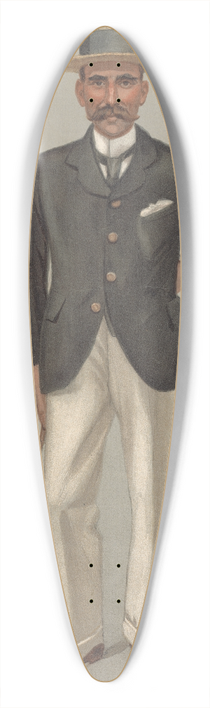 Leslie Matthew Ward - Turf Devotees; Havvy, Mr. Reginald Saumarez de Havilland, July 4, 1901 39.3 inch art pintail longboard deck