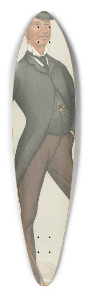 Leslie Matthew Ward - Turf Devotees; Scotland and Racing, The Duke of Monstrose, March 18, 1882 39.3 inch art pintail longboard deck