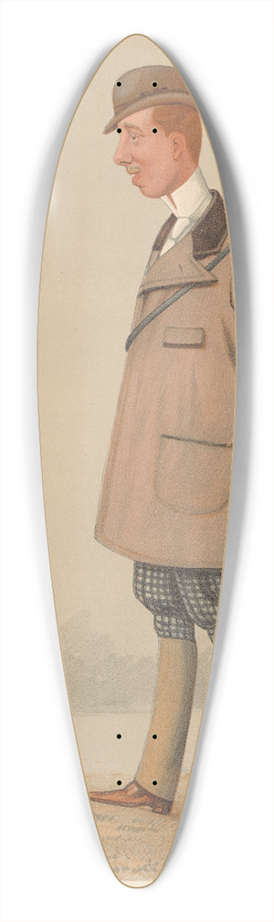 Leslie Matthew Ward - Turf Devotees; Viscount Dangan, January 12, 1889 39.3 inch art pintail longboard deck