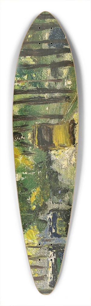 Lesser Ury - Berliner Strae im Sonnenschein 39.3 inch art pintail longboard deck