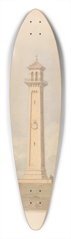 Lewis Vulliamy - Design for a Monument 39.3 inch art pintail longboard deck