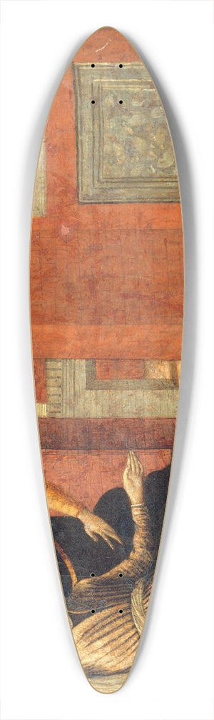 Liberale da Verona - Scene from a Novella 39.3 inch art pintail longboard deck