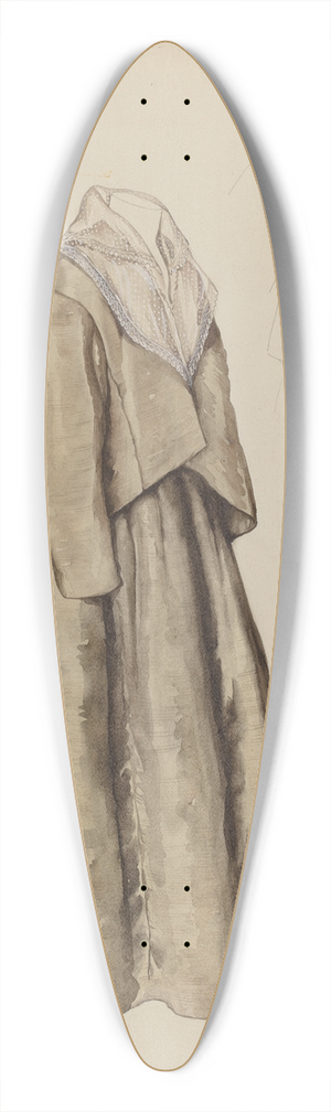 Lillian Causey - Quaker Dress 39.3 inch art pintail longboard deck