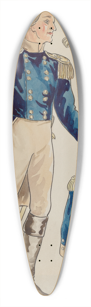 Lillian Causey - Uniform 39.3 inch art pintail longboard deck