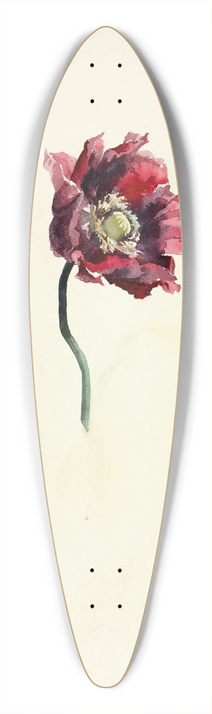 Lilly Walther - Mooniied 39.3 inch art pintail longboard deck
