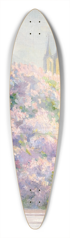 Lilly Walther - Vaade aknast Kaarli kirikule 39.3 inch art pintail longboard deck