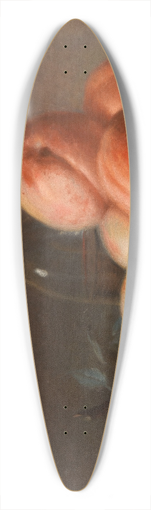 Li Louis Prin-Salbreux - Pches et prunes 39.3 inch art pintail longboard deck