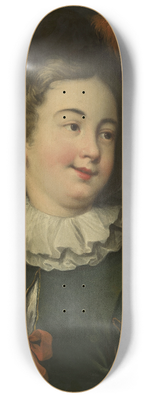 Christian Wilhelm Ernst Dietrich - Portrait of a boy 8.25 inch art skate deck