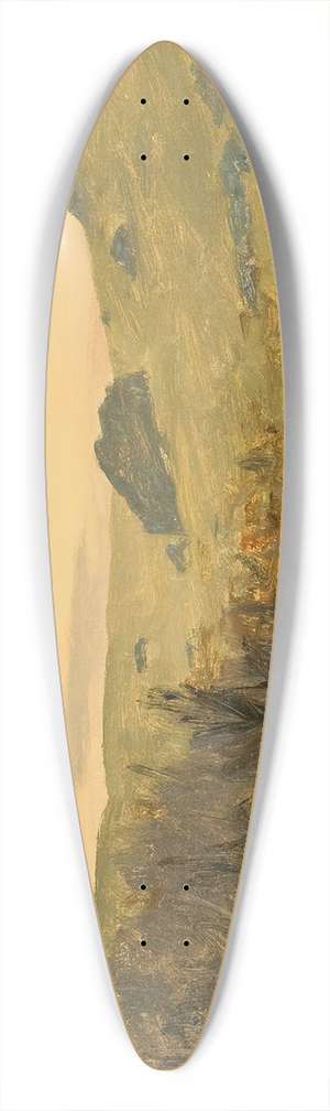 Lockwood de Forest - Landscape 39.3 inch art pintail longboard deck