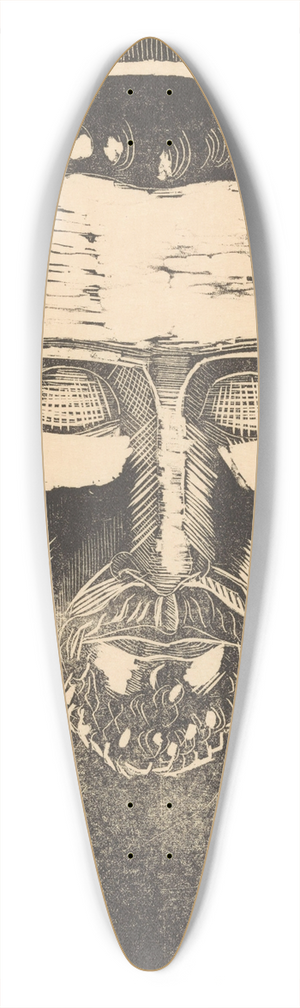 Lodewijk Schelfhout - Hoofd van Christus met aureool 39.3 inch art pintail longboard deck