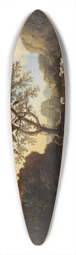 Lodewijk Tieling - The Ark 39.3 inch art pintail longboard deck Lodewijk Tieling - The Ark 39.3 inch art pintail longboard deck