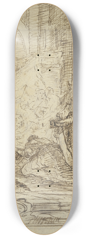 Christian Wink - Adoration of the kings 8.25 inch art skate deck