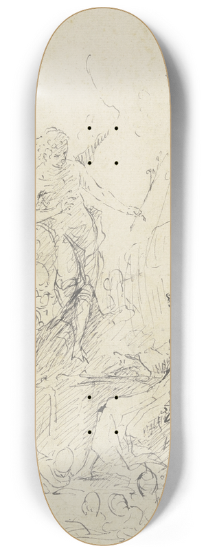 Christian Wink - The Annunciation 8.25 inch art skate deck Christian Wink - The Annunciation 8.25 inch art skate deck