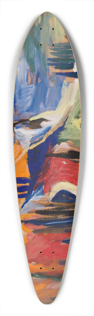 Lola Liivat - Krimmi maastik 39.3 inch art pintail longboard deck