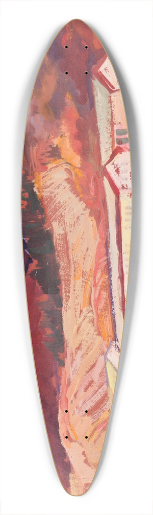 Lola Liivat - Vaade viinamarjakasvatamise sovhoosile 39.3 inch art pintail longboard deck