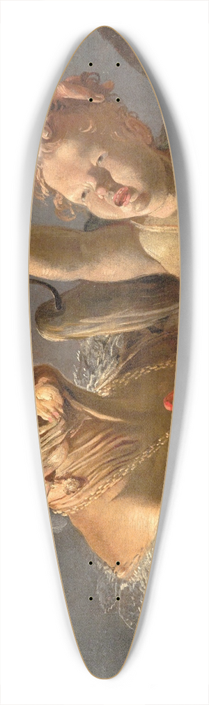 Lombard School - Allegory of Old Age 39.3 inch art pintail longboard deck