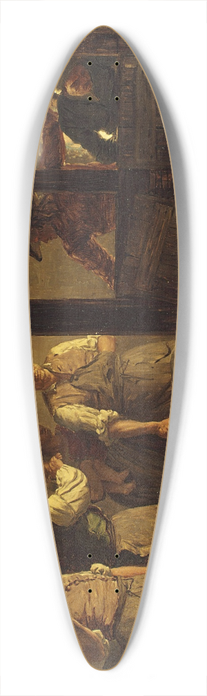 Lonard Defrance - The Forge 39.3 inch art pintail longboard deck