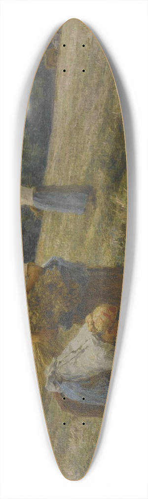 Lon Augustin Lhermitte - Glaneuses le soir 39.3 inch art pintail longboard deck
