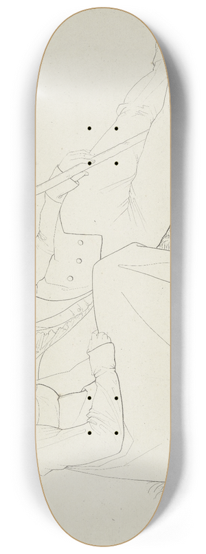 Christian Xeller - Friedrich Wenner und seine Frau Christine 8.25 inch art skate deck Christian Xeller - Friedrich Wenner und seine Frau Christine 8.25 inch art skate deck